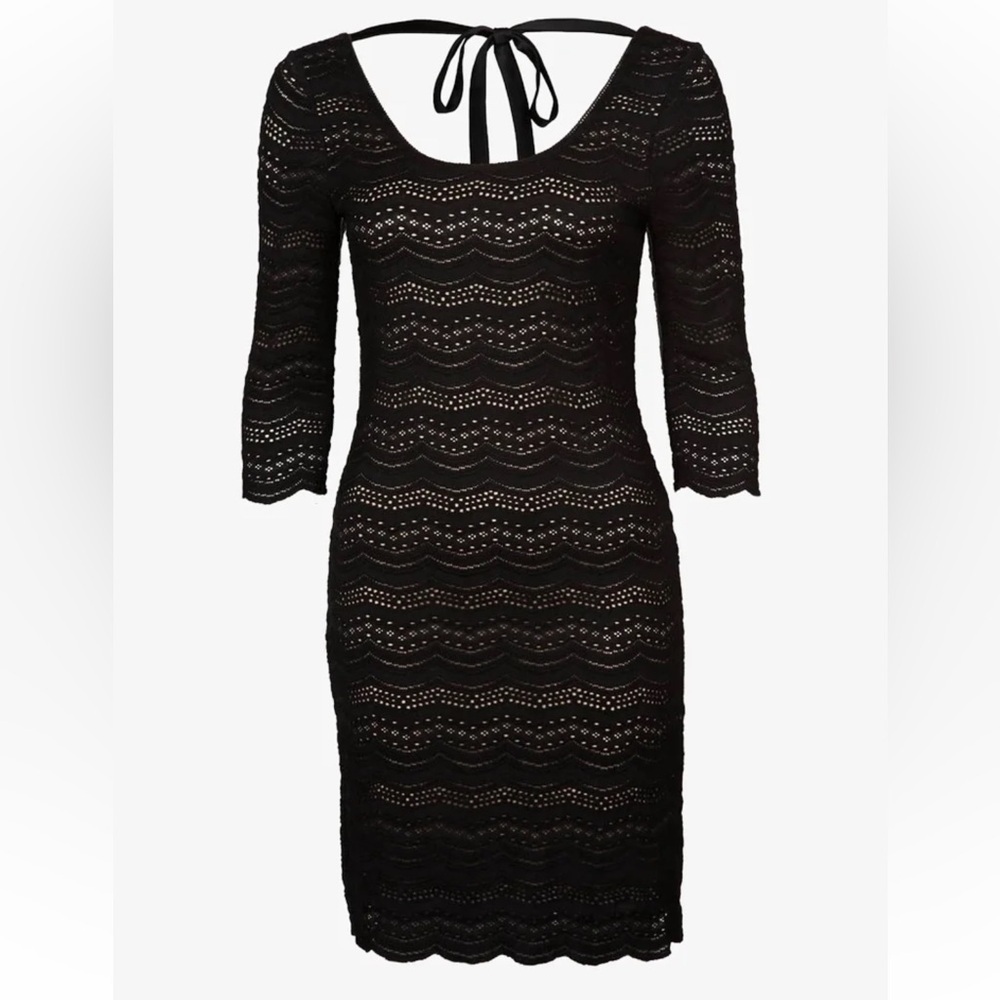 Denim & Supply Ralph Lauren Lace Overlay Mini Dress Size Small LBD Cocktail